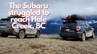 Subaru Forester / Outback Wilderness Ultimate Overland Battle in Hale Creek Harrison lake BC