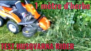 🔴 HUSQVARNA RIDER R214TC (DÉMONSTRATIONS EN HERBE HAUTE). #husqvarna_rider