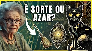 GATO PRETO, QUEBRAR ESPELHO, VARREDURA NOTURNA – ISSO DÁ AZAR MESMO? 🧹🐈‍⬛