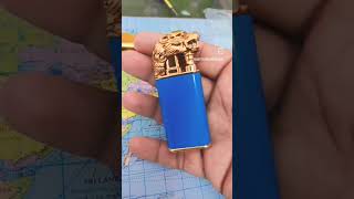 Metal Crocodile Dragon Double Fire Lighter #unboxing #review #lighter #asmr #viral #shorts #metal