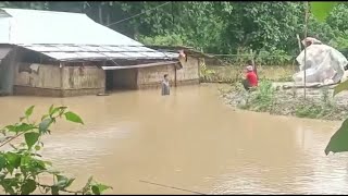 Horni Watwi bai lomkha Nokrog⛈️🌧️🌧️🥺 Khakwchang, Joying playground Flood Killa.🌧️🌧️🌧️