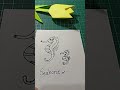 วาดม้าน้ำกัน drawingseahorse art drawing