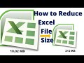 Why Excel file is so large | How to reduce it