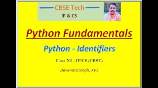 Python Identifiers (Python Fundamental - Lecture 2)