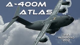 4Kᵁᴴᴰ A400M 4k UHD Airbus A-400M Atlas COMBAT take off and tactic displ Airshow  Fairford .HD HQ