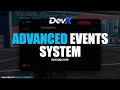 [ESX/QBCORE] Advanced Event System | Fivem Script | DevX