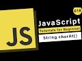 JavaScript Basics - String charAt()