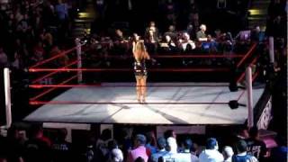 Lilian Garcia sings the National Anthem @ TLC