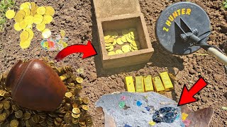 [Treasure Hidden In The Ground] Urn Full Of Gold Coins And Diamonds!!!