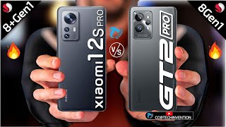 Xiaomi Mi 12s Pro vs Realme GT2 Pro AnTuTu Benchmark  | Camera | Body | Display  Full Comparison.