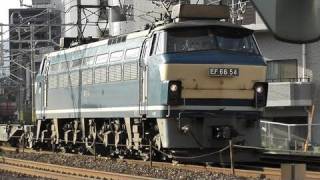 JR貨物 EF66 54号機 貨物列車94レ 横川～広島 2011.4