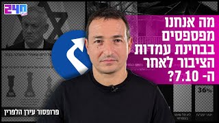 יש כמעט קונצנזוס בחברה שהשבעה באוקטובר היטה דרמטית את עמדות הציבור ימינה! פרופ' עירן הלפרין