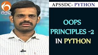 Oops Principles | Python Training Program | Lesson 2 | APSSDC | MANA TV