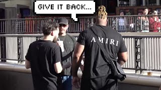 Adin Ross' Security CONFRONTS guy who stole money from him.. 😳