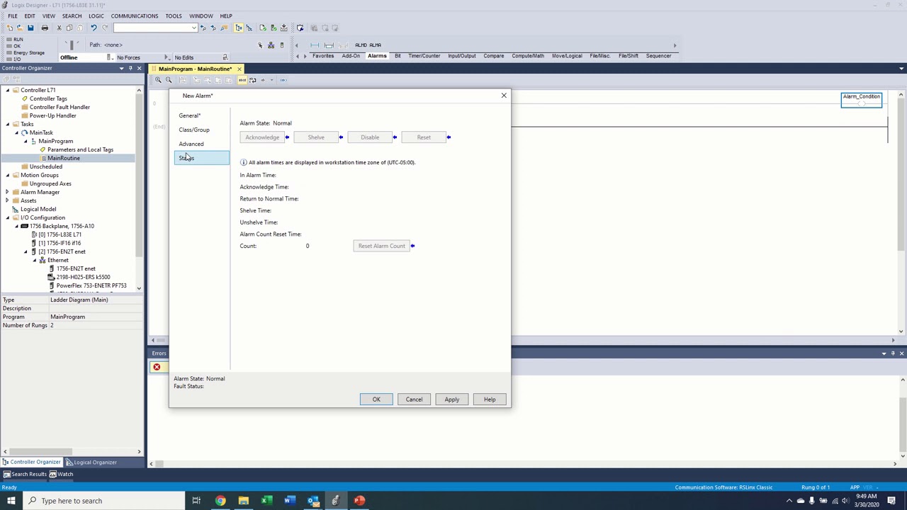 Controller Based Alarms Youtube