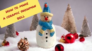 How to make a ceramic snowman.  Video without unnecessary words.