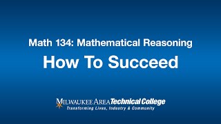 Mathematical Reasoning (Math 134) - Part II: How to Succeed