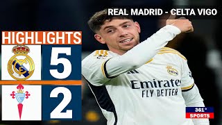 Real Madrid vs Celta Vigo 5-2 Match Highlights l Copa Del Rey 2025