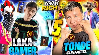 TONDE GAMER VS LAKA GAMER COLLECTION BATTLE 1ST TIME WHO WON?