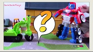 Surprise Box toys | Optimus Prime and Chomper open LEGO surprise egg
