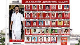 முக ஸ்டாலின் அமைச்சரவை பட்டியல்! - முழு விவரம்..! | MK Stalin | DMK | TN Cabinet