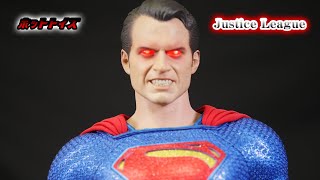 ホットトイズ【ムービー・マスターピース】1/6スケール「ジャスティス・リーグ」スーパーマン開封レビュー！筋肉が！ヘッドが！！！すごい！！