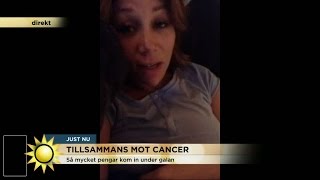 Tilde om Tillsammans mot cancer: "Svårt hålla tårarna tillbaka" - Nyhetsmorgon (TV4)
