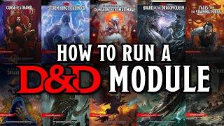 12 Tips For Running A D D Module Or Pre Made Adventure
