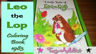 Leo the Lop Vintage Coloring Book 1983 ~ Stephen Cosgrove Serendipity Books ~ Toy-Addict