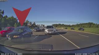 DASHCAM FILES 2024 021 - Reckless driving won´t get you anywhere faster. This is an example.