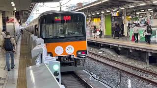 【記念ロゴマーク】東武50000型51001編成 準急／森林公園行発車