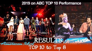 RESULTS Who Made It To Top 8? Who were Eliminated?  | American Idol 2019 Top 10 to Top 8  Results