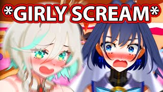 Cecilia and Kronii's Girly High Pitched Scream Makes Chat Go SPEED 【Hololive】