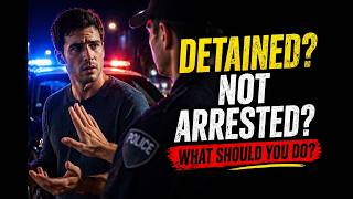 Detained But Not Arrested? Do THIS Immediately