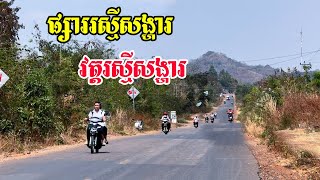 តាមផ្លូវចេញពីផ្សារដំណាក់ស្ដៅទៅកាន់ផ្សាររស្មីសង្ហារតាមផ្លូវសំបូរដំណាំល្អៗរបស់អ្នកភូមិច្រើនណាស់