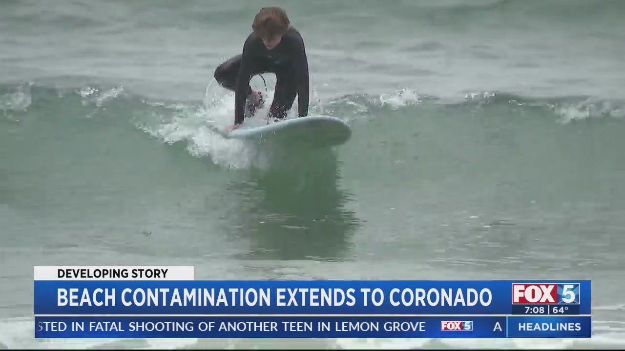 Beach Contamination Extends To Coronado