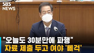 한덕수 인사청문회 이틀째 파행…5월 2~3일 다시 개최 / SBS