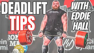 INCREASE YOUR DEADLIFT BY UP TO 20% WITH THESE 3 TIPS | Ft Eddie Hall | 500KG WR holder