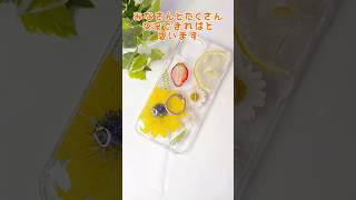 本物のフルーツを使ったスマホケース✨オーダーはインスタのDMから  #ハンドメイド #レジン #スマホケース