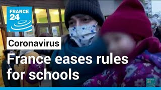 France eases Covid-19 rules for schools as infections soar • FRANCE 24 English