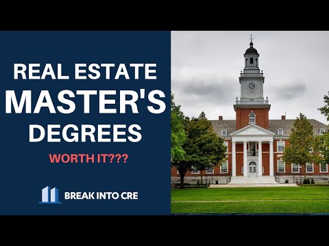 What can you do with a masters in real estate development?