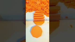 Orange sand cutting ASMR