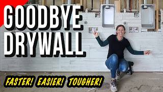 Fast & Final Walls: No Tape, Mud or Paint | Durable and Easy to Clean