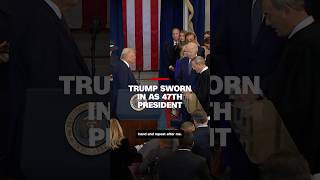 Trump sworn in as 47th president