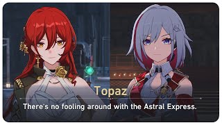 Topaz Attacks the Astral Express (Cutscene) Future Market | Honkai Star Rail 1.4