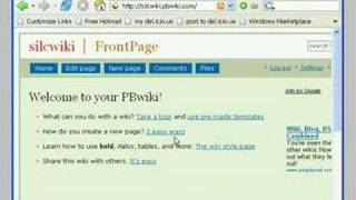 Getting Started with pbWiki