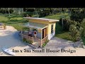 Small House Design l 25 sqm. l Amakan House l Rest House Design l Tiny House Design