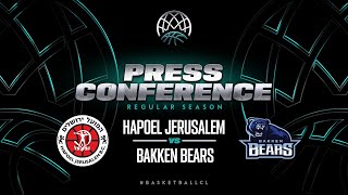 Hapoel Jerusalem v Bakken Bears - Press Conference | Basketball Champions League 2022/23
