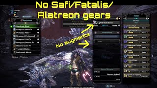 MHW Iceborne: SOLO AT Velkhana. BUDGET GEARS. No weapon augment. No Fatalis/Safi/Alatreon gears.