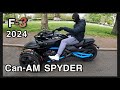 CAN-AM SPYDER F3-S SPORTS FIRST RIDE 2024 Bike #fyp #short  #canamspyder